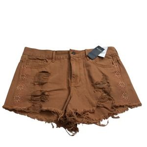 NWT Hollister High Rise Denim Short Shorts